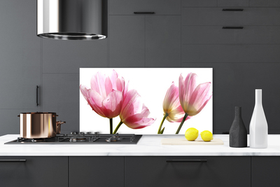 Szkło do Kuchni na Ścianę Kwiatowy Akcent Wnętrza