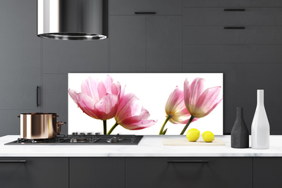 Szkło do Kuchni na Ścianę Kwiatowy Akcent Wnętrza