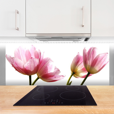 Szkło do Kuchni na Ścianę Kwiatowy Akcent Wnętrza