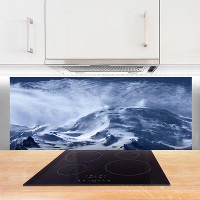 Panel nad blat kuchenny Zamglone Szczyty Alp