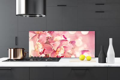 Dekor Szklany do Kuchni Harmonijny Bukiet Ścienny