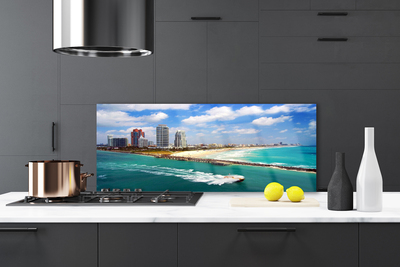 Panel Kuchenny Nadmorska Panorama Miasta