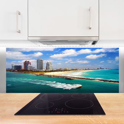 Panel Kuchenny Nadmorska Panorama Miasta