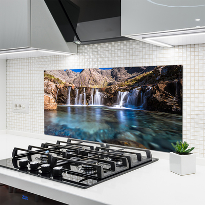Panel Szklany do Kuchni Potężna Kaskada Wodna