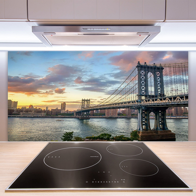 Panel Kuchenny Stalowy Gigant Nad Rzeką