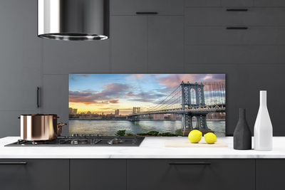 Panel Kuchenny Stalowy Gigant Nad Rzeką