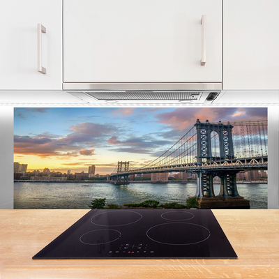 Panel Kuchenny Stalowy Gigant Nad Rzeką