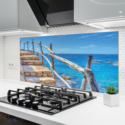 Panel nad blat kuchenny Schody Prowadzące Do Morza