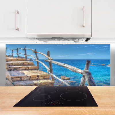 Panel nad blat kuchenny Schody Prowadzące Do Morza