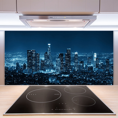 Szkło do Kuchni na Ścianę Rytm Miejskich Ulic