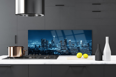 Szkło do Kuchni na Ścianę Rytm Miejskich Ulic