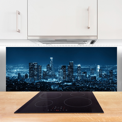 Szkło do Kuchni na Ścianę Rytm Miejskich Ulic