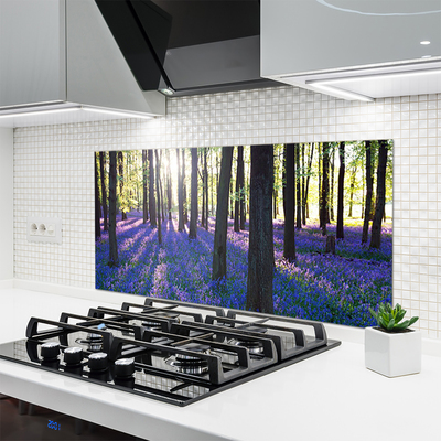 Szkło Ozdobne do Kuchni Gęsta Korona Drzew