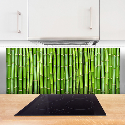 Dekor Szklany do Kuchni Kompozycja Z Pędów Bambusa