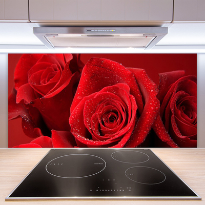 Panel Kuchenny Aksamitne Płatki Róż