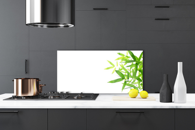 Panel Kuchenny Tekstura Zielonego Liścia