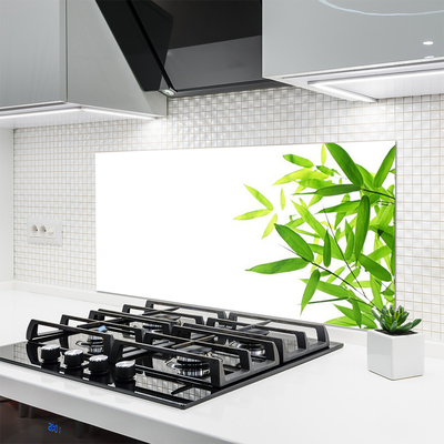 Panel Kuchenny Tekstura Zielonego Liścia