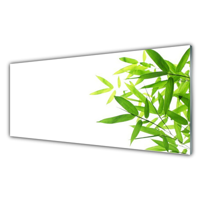 Panel Kuchenny Tekstura Zielonego Liścia