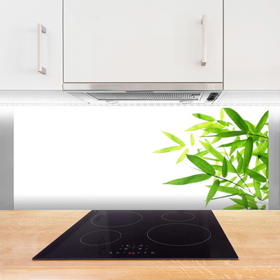 Panel Kuchenny Tekstura Zielonego Liścia