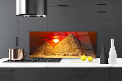 Panel Szklany do Kuchni Majestatyczne Piramidy W Gizie