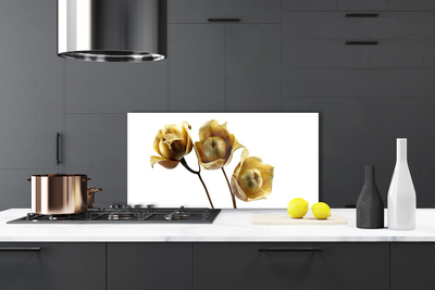 Panel Szklany do Kuchni Stylowa Flora Ścienna