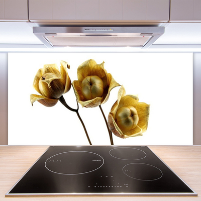 Panel Szklany do Kuchni Stylowa Flora Ścienna