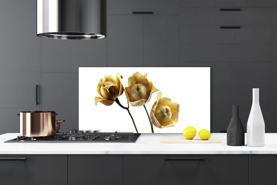 Panel Szklany do Kuchni Stylowa Flora Ścienna