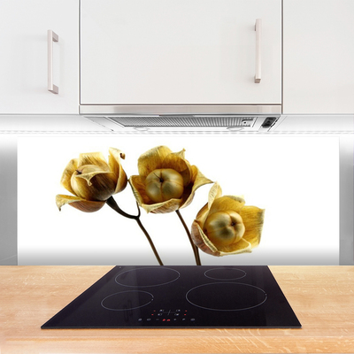 Panel Szklany do Kuchni Stylowa Flora Ścienna