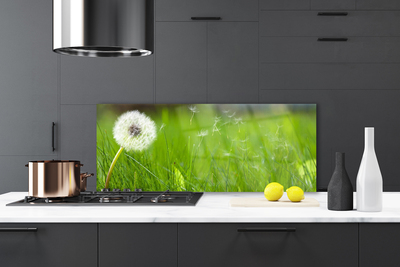 Szkło do Kuchni na Ścianę Lekkość Lata: Dmuchawiec