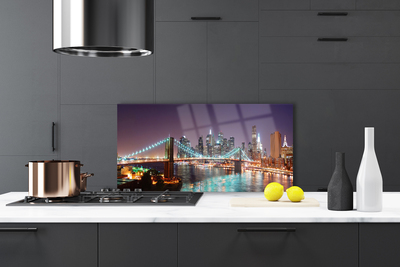 Panel Kuchenny Wieczorne Światła Wielkiego Mostu