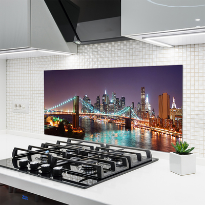 Panel Kuchenny Wieczorne Światła Wielkiego Mostu