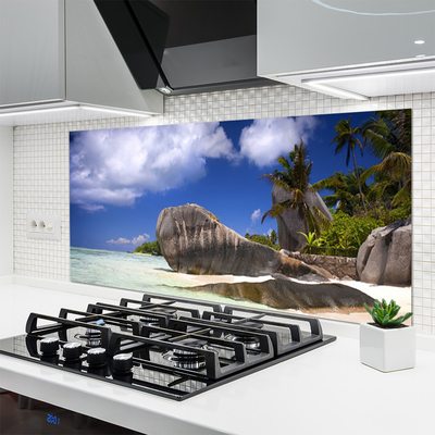 Panel nad blat kuchenny Piaszczysta Plaża Wśród Skał