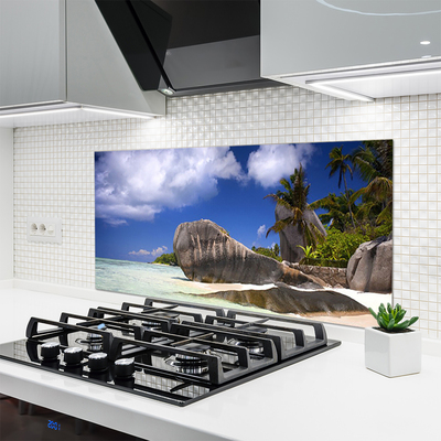 Panel nad blat kuchenny Piaszczysta Plaża Wśród Skał