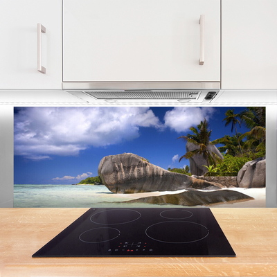 Panel nad blat kuchenny Piaszczysta Plaża Wśród Skał