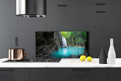 Panel nad blat kuchenny Kaskada Wodna W Górach