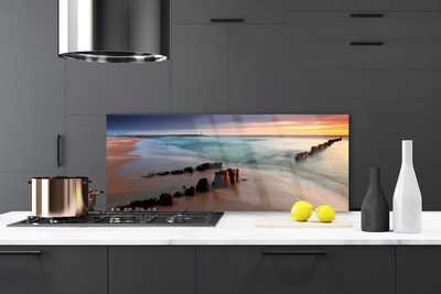 Szkło nad Blatem Tropikalne Wybrzeże Oceanu