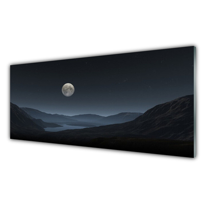 Panel Kuchenny Noc Księżyc Krajobraz