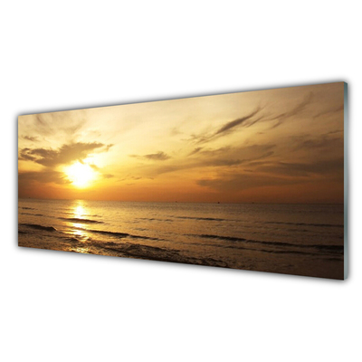 Szkło do Kuchni na Ścianę Bezkresna Tafla Morza