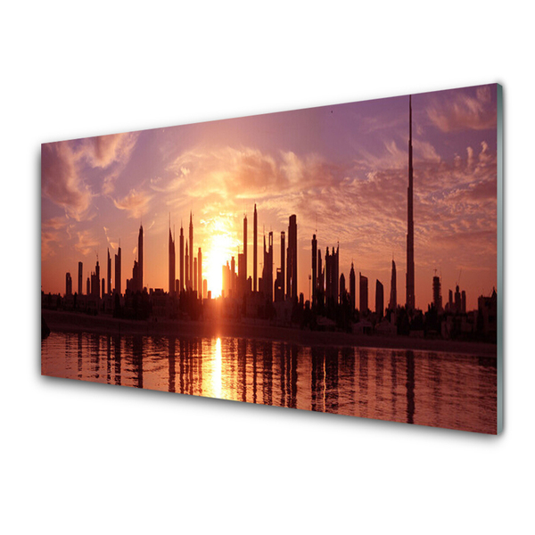 Panel Kuchenny Panorama Nocnego Miasta