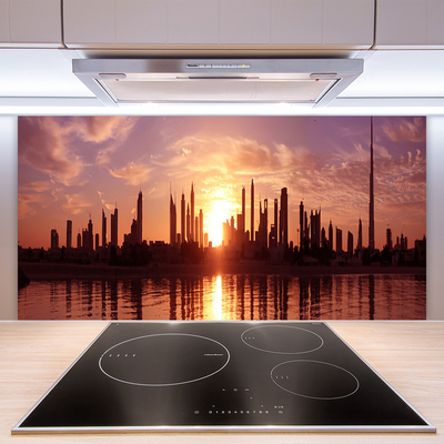 Panel Kuchenny Panorama Nocnego Miasta