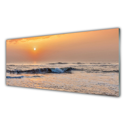 Panel Kuchenny Wzburzone Fale Oceanu