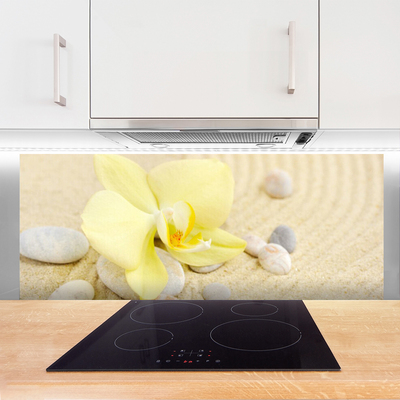 Panel Szklany do Kuchni Klasyczna Elegancja Kwiatów