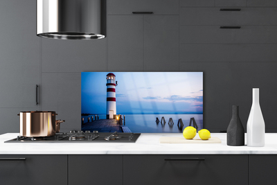 Szkło Dekoracyjne do Kuchni Wieża Latarni Morskiej