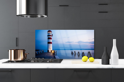 Szkło Dekoracyjne do Kuchni Wieża Latarni Morskiej