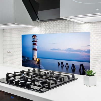 Szkło Dekoracyjne do Kuchni Wieża Latarni Morskiej