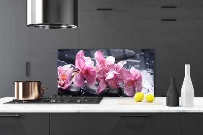 Panel Kuchenny Różowa Orchidea W Detalu