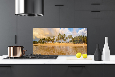 Panel Kuchenny Złocisty Brzeg Morza