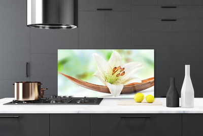 Szkło Ozdobne do Kuchni Subtelny Pąk Kwiatowy