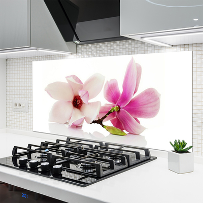 Szkło Ozdobne do Kuchni Romantyczna Kompozycja Kwiatowa