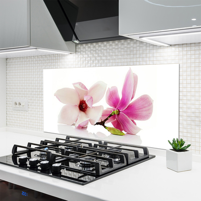 Szkło Ozdobne do Kuchni Romantyczna Kompozycja Kwiatowa